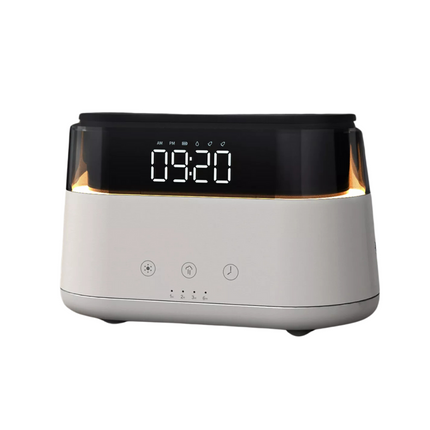 Budzik z dyfuzorem zapachowym i lampką