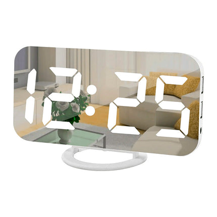 Lustrzany budzik z alarmem wibracyjnym