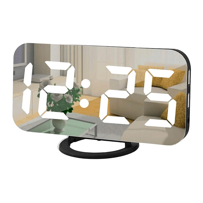 Lustrzany budzik z alarmem wibracyjnym