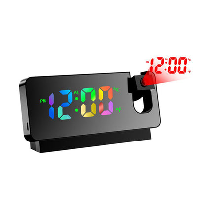 Nowoczesny budzik z kolorowym projektorem