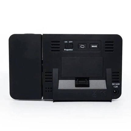 Budzik z projektorem godziny i temperatury