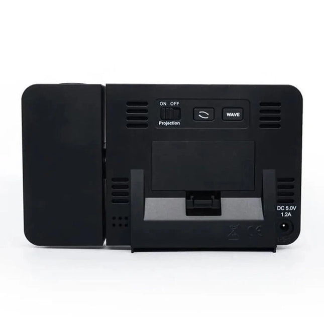 Budzik z projektorem godziny i temperatury