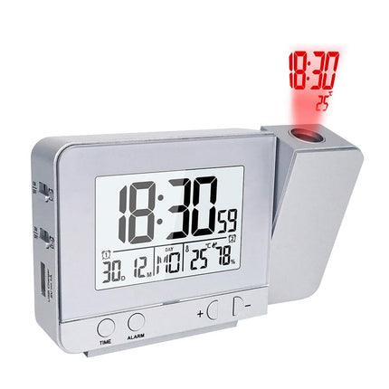 Budzik z projektorem godziny i temperatury