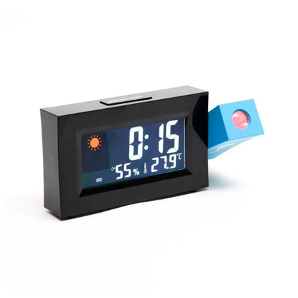 Budzik z projektorem i stacją pogody