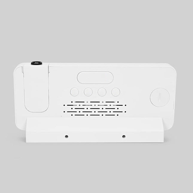 Budzik z projektorem i portem USB