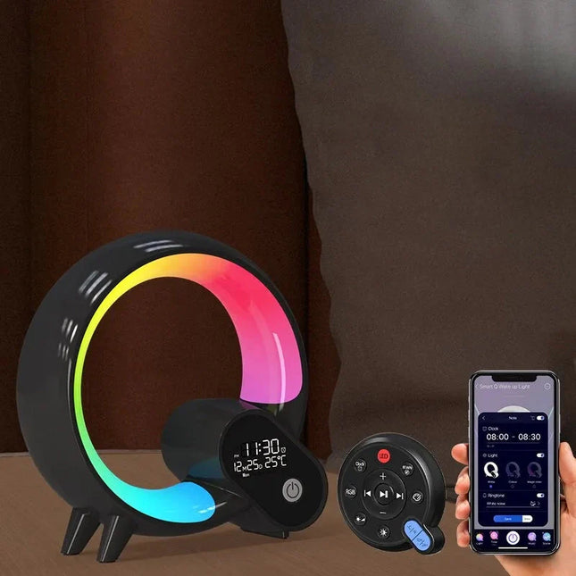 Budzik z dźwiękami natury i światłem