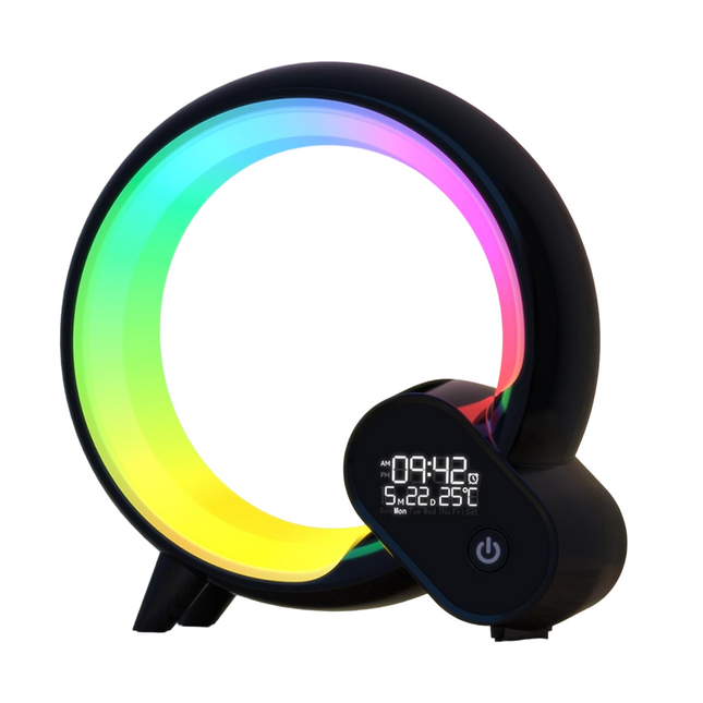 Budzik z dźwiękami natury i światłem