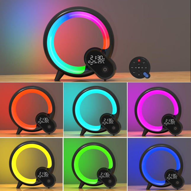 Budzik z dźwiękami natury i światłem