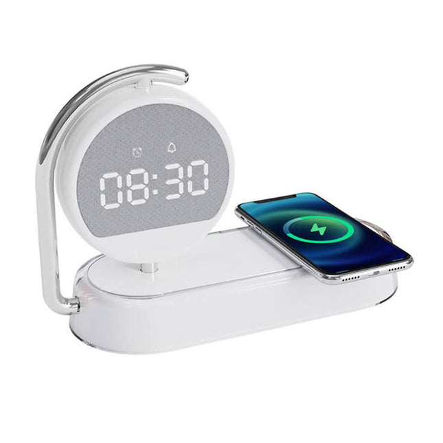 Budzik symulator świtu z ładowarką bezprzewodową