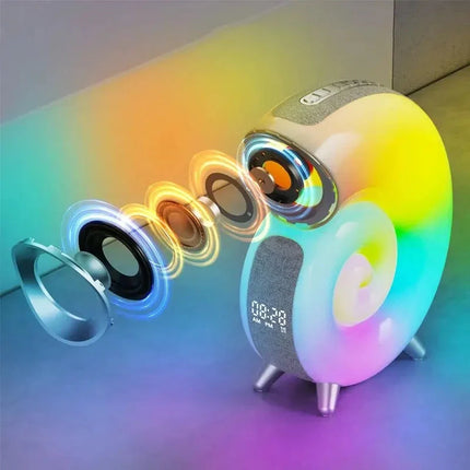 Budzik symulator świtu z głośnikiem Bluetooth