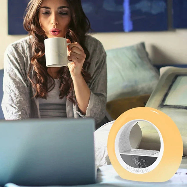 Symulator świtu z podwójnym alarmem