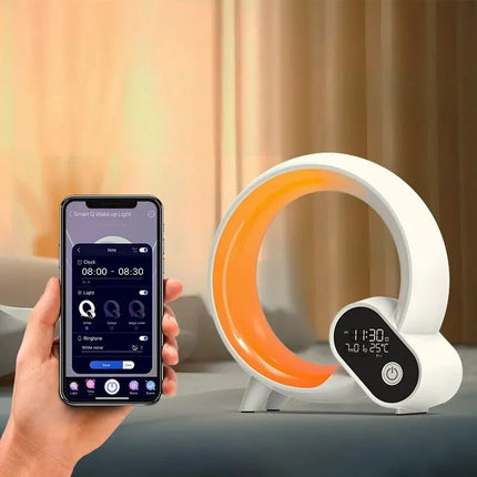 Lampa budzik z odgłosami natury