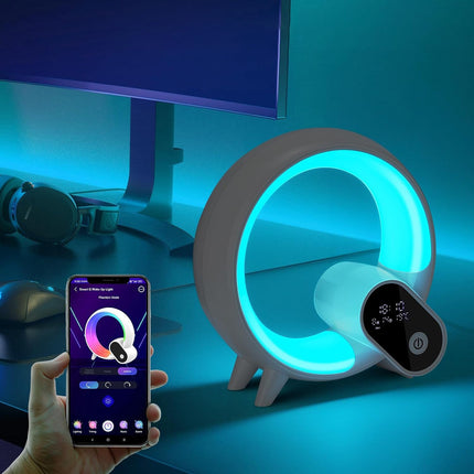 Lampa budzik z odgłosami natury