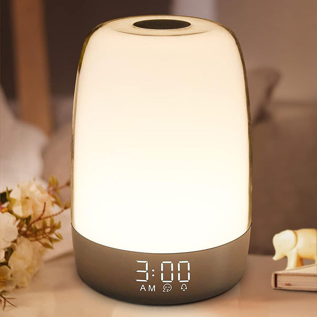 Lampka nocna budzik symulator wschodu