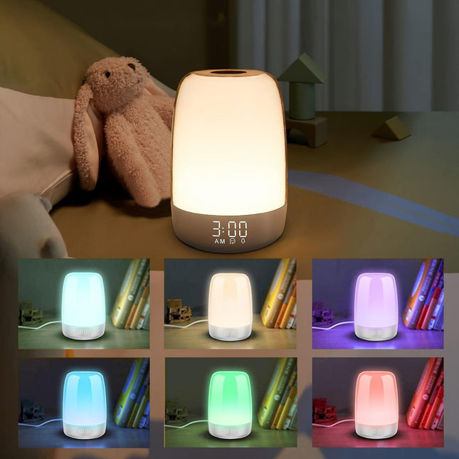 Lampka nocna budzik symulator wschodu