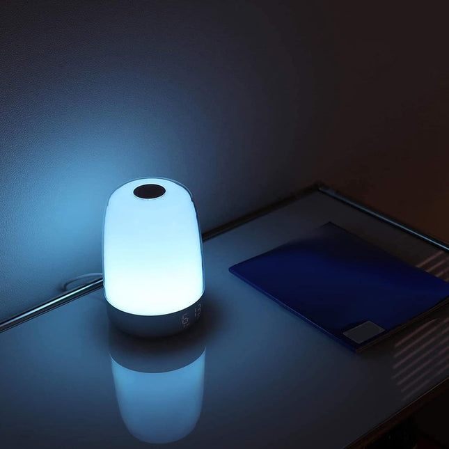 Lampka nocna budzik symulator wschodu