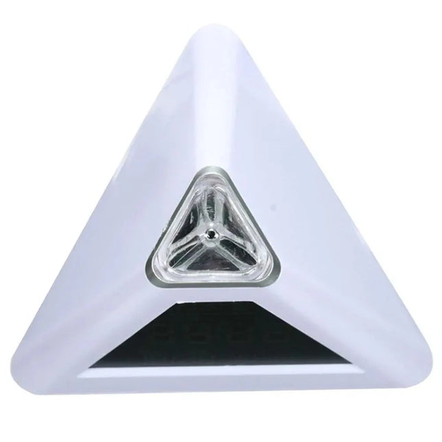 Budzik piramida z lampką zmieniającą kolory