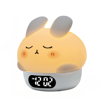 Lampka nocna budzik króliczek dla malucha