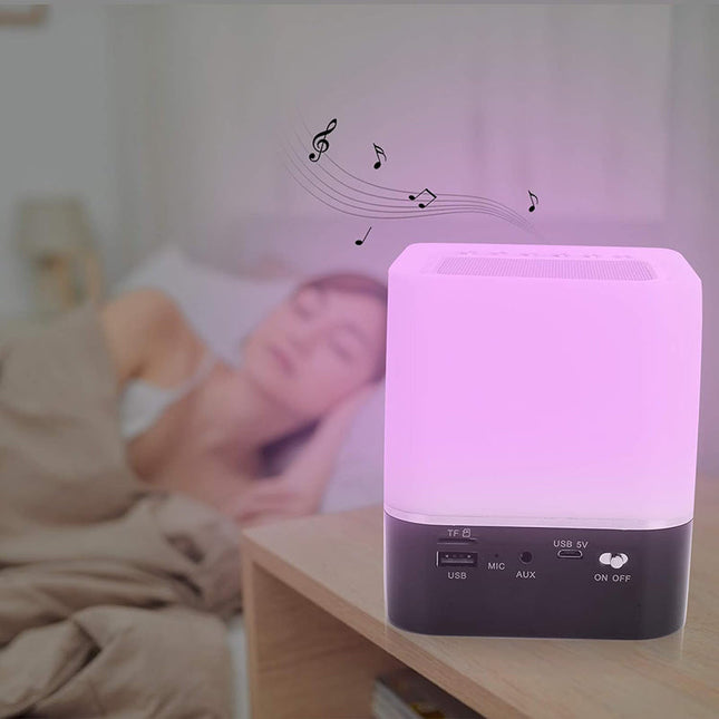 Budzik lampka nocna ze zmianą kolorów