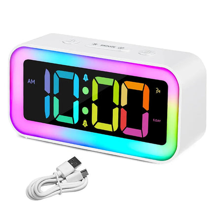 Cyfrowy budzik z podświetleniem RGB LED