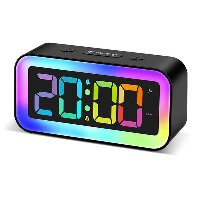 Cyfrowy budzik z podświetleniem RGB LED