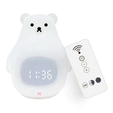 Budzik lampka nocna dla dzieci miś