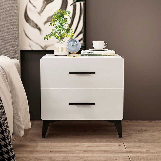 Niebieski budzik biurkowy w stylu retro