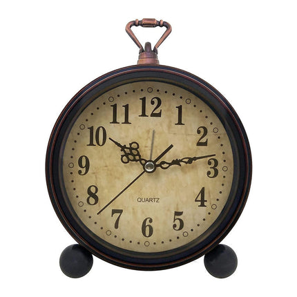 Budzik vintage z uchwytem do przenoszenia