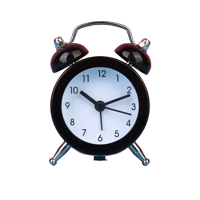 Mini budzik retro z głośnym alarmem
