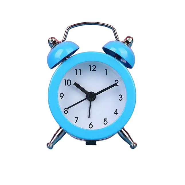 Mini budzik retro z głośnym alarmem