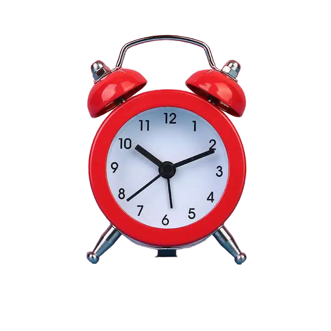 Mini budzik retro z głośnym alarmem